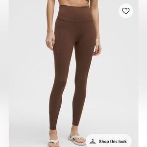 Lululemon Align High Rise Size 4 Lava Cake Brown 28" - Like New (NO Pockets)